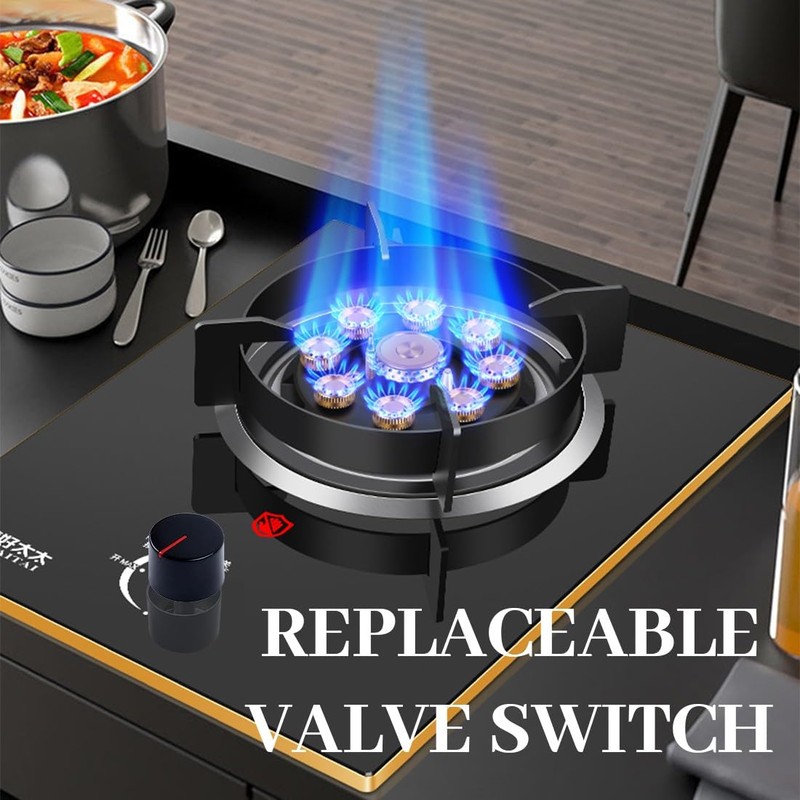 COYUN 4 Pieces Oven Knobs, Rotary Knob 6 mm, Cooking