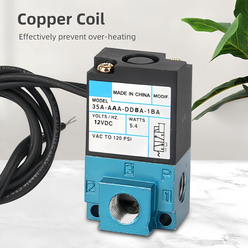 DC 12V 5.4W Solenoid Valve, 3-Port Electronic Boost Control Solenoid
