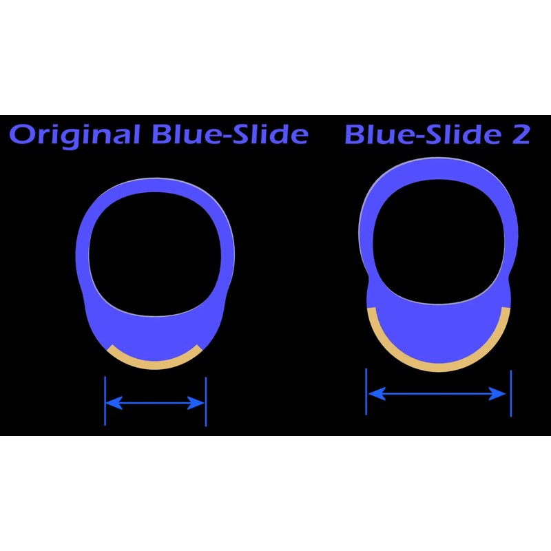 Blue Slide 2, Ergonomic Guitar Slide X-Large