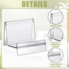 Weysat Purse Display Stand Clear Acrylic Handbag Stand Jewelry Wallet
