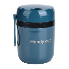 Insulated Soup Containers Children Sealed Breakfast Cup Office Workers Primary School Students Soup Cup (Fluorescent Blue)