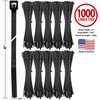 Bar Lok 4” Zip Ties – 1000 Pieces, Black –