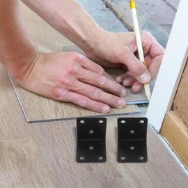 Healeved 10 Piezas Estantes l Soportes Hierro Angular Soportes De Esquina De Metal Silla l Soporte Soportes De Estante De Hierro Escuadras Para Acero Inoxidable Pequeño Estante Planchar