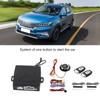 Universal Car Alarm System Engine Ignition Keyless Entry Push Button