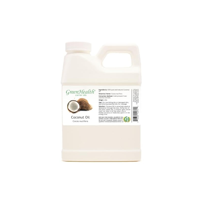 Coconut (Fractionated) Oil - 100% Pure & Natural - 16
