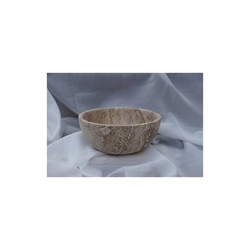 ottoman Travertine Decorative Bowl Mala (Noce)