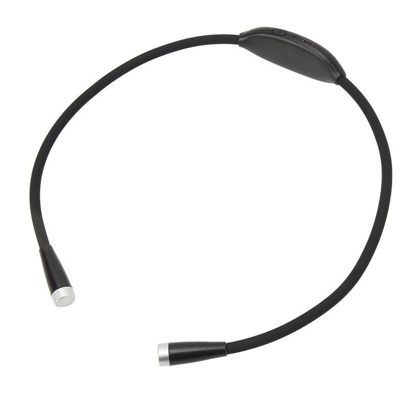 Neck Reading LED Lamp 3 Gear Brightness Bendable Silicone ABS