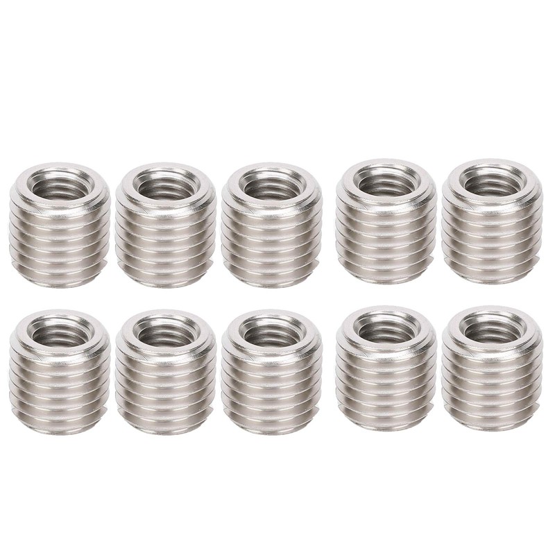 Eujgoov Thread Inserts M10 Internal Thread M16 Male Thread Stainless