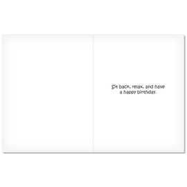 NobleWorks - 1 Hilarious Greeting Card for Birthday - Funny Birthday Cartoon, Comic Notecard - Chili Kebab 8282Z