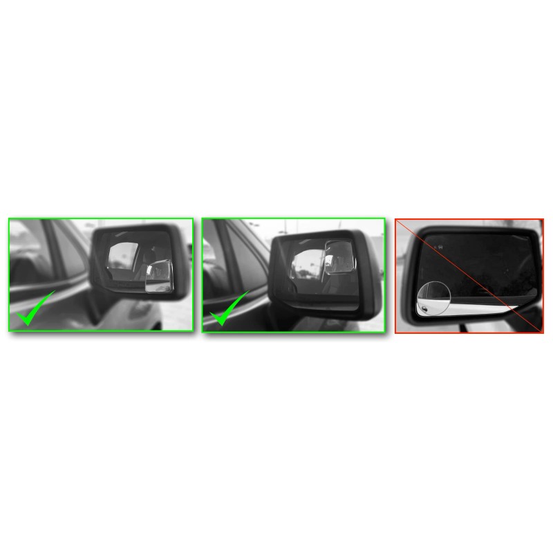 NXTGEN Automotive GMC Sierra 1500 Blind Spot Mirrors | 5th