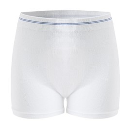 CARER Healthcare Incontinence Pregnancy Mesh Underwear Postpartum High Waist Disposable Underwear Postpartum for Post-surgical and Postpartum Recovery(4PCS,XL) White