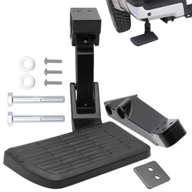 keriolee Rear Bed Step Fit for 1999-2016 Ford F250 F350 F450 Super Duty Bed Step Retractable Bumper Tailgate Step, Folding Truck Tailgate Step 75303-01A
