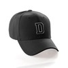 Classic Baseball Hat Custom A to Z Initial Team Letter,