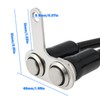 OTOTEC 12V LED Motorcycle Handlebar Switch Adjustable Mount Stainless Steel