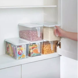 Betterware 2 Organizadores Con Tapa  Alacena Refrigerador Multiusos 4 L