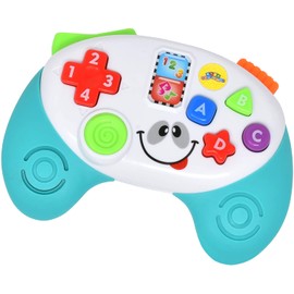 Number 1 in Gadgets Baby Remote Toy Game Controller, Musical Toys Light and Sound Early Educational Learning for Infants