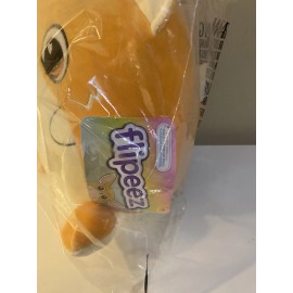 Flipeez Large Plush Jinx The Fox Interactive Ears Orange Brand New