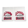 BST BSSP 2PCS Universal 24"x30" Mudflaps, White Straight Splash Guard