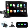 Wireless Carplay Screen for Car 7" HD Portable Car Stereo