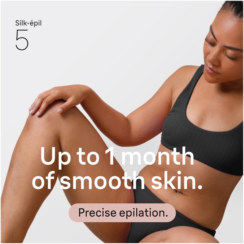 Braun Epilator Silk-épil 5, Hair Removal Device, Women Shaver &