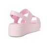 Crocs Women's Brooklyn 4U Low Wedges Sandal, Pink Milk, 7