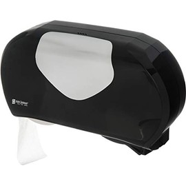 San Jamar R4070BKSS Twin 9" JBT, Black/Stainless Look