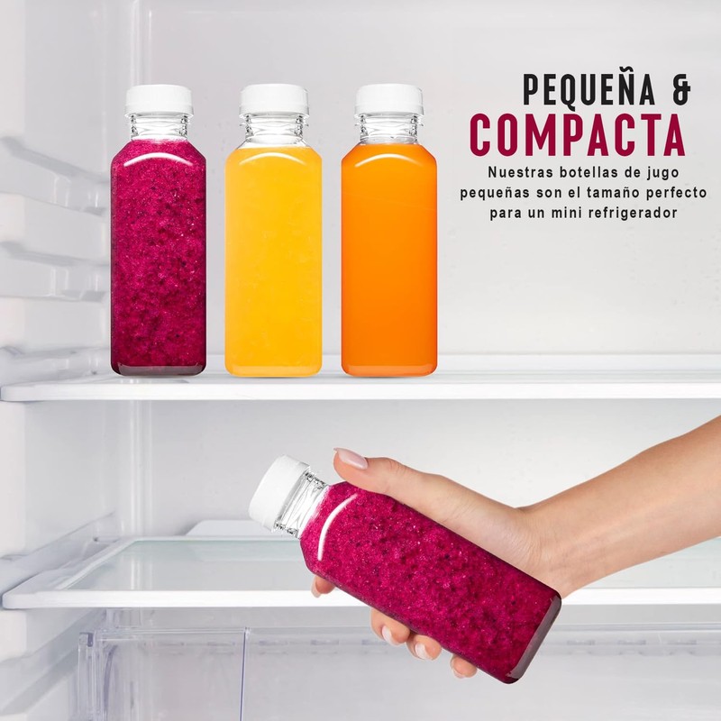 U Chef Set de 6 Botellas de Plástico de 12