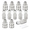 TAISHER 12PCS 304 Stainless Steel Pressure Washer Adapter Kit, Quick