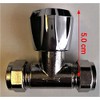 Primaflow CxC 15mm Chrome Shower Isolation Valve