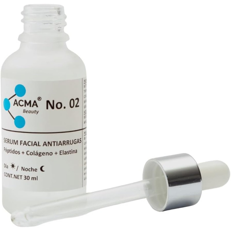 02– Serum Facial Antiarrugas para Día y Noche con Colágeno,