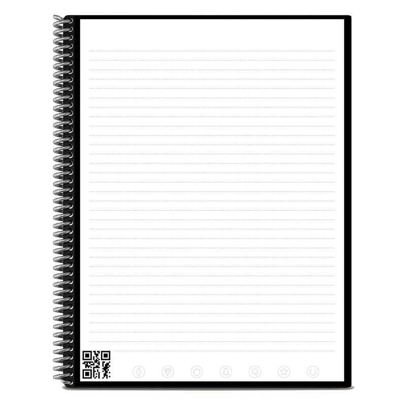 Rocketbook Core Reusable Smart Notebook, 8.5-inch x 11-inch, Lined Ruled,