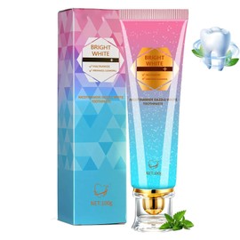 Niacinamide Whitening Toothpaste, Whitens Teeth & Protects Enamel, Repairs Enamel & 24H Fresh Breath, Fluoride-Free for Sensitive Teeth & Braces