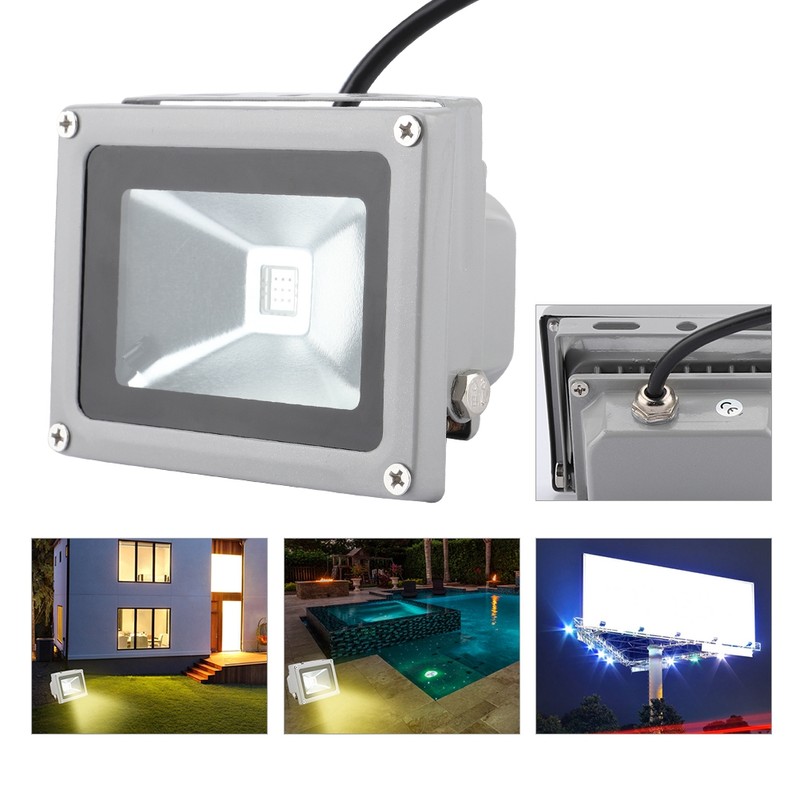 10W RGB LED Colorful Flood Light Spotlight Outdoor with Remote Control