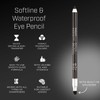 Radiant Professional Black Waterproof Eyeliner Pencil - Eyeliner Waterproof Smudge