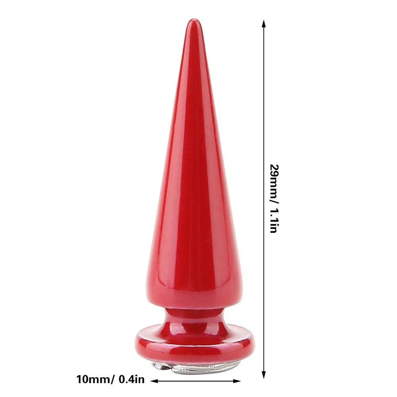 10 Stück 10mm Metall Spike Nieten, Cone Spikes Metallic Schraube