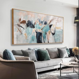 Wall Art Modern Minimalism Canvas Artwork Modern Paintings Colorful Fantasy Graffiti Framed Abstract Wall Art Decor Large Size For Living Room Kitchen Bedroom Office 29 * 58 Inch