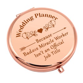 Wedding Planner Gift Thank You Gift for Wedding Planner Compact Makeup Mirror Wedding Coordinator Gift Wedding Appreciation Gift Folding Makeup Mirror Retirement Thanksgiving Gifts