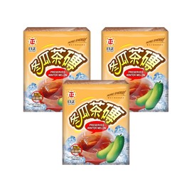 SUNRIGHT Premium Winter Melon Tea Brick, White Gourd Tea, No Additives, Gluten Free, Non GMO, Vegan, 3 PC, 2.43lb, 39OZ