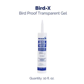 Bird-X Bird Proof Gel, Sticky and Transparent Clear Gel, Long-Lasting and Easy to Use, Covers 10 Linear feet, 10 fl. oz., Pack of 1