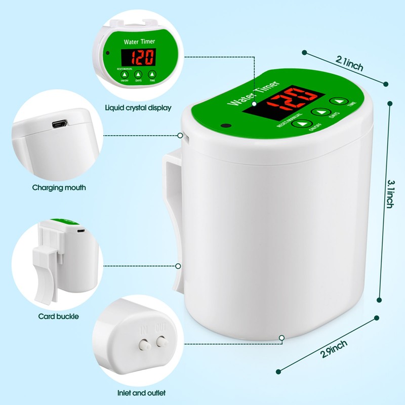 Automatic Watering System Timed Waterer Device Garden Terrace Drip Irrigation