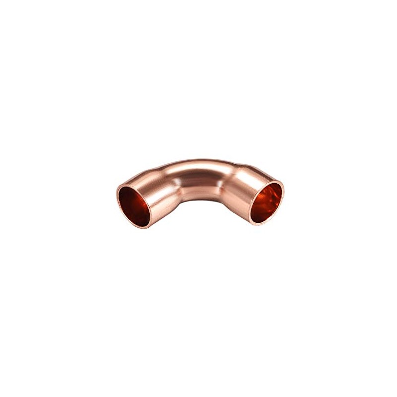 sourcing map 90 Degree Copper Elbow Copper Pipe Fitting Connector
