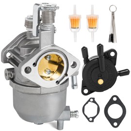 BlueStars Carburetor for Kawasaki Engine EZGO RXV 2008 and up TXT 2010-2015 Valor 2010-2014 - Carburetor Kit with Fuel Pump for 13HP FJ400D Engine Motor Golf Cart - Replaces # 808656 602061 72873G01