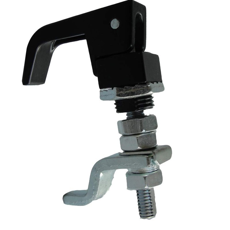 2PCS Black Powder Coated Lift and Turn Compression Latch, Adjustable