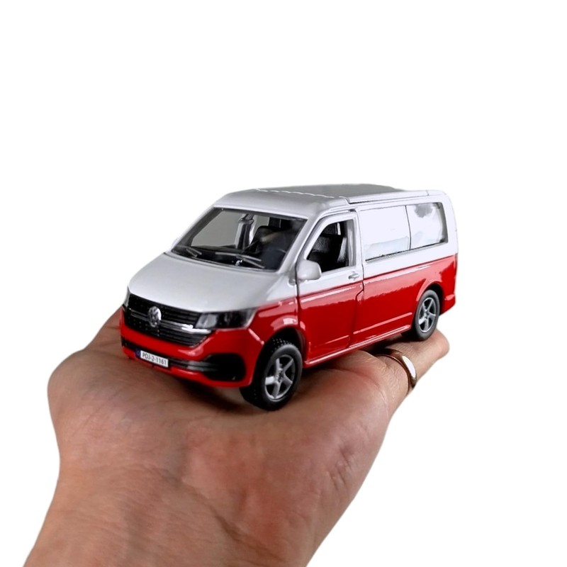 Kids Globe VW Transporter Motorhome Die Cast Pull Back 13.5