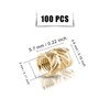100pcs Knurled Brass Nuts, M3 Threaded Insert for Plastic Female