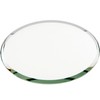 Plymor 3" Round, 3mm Thick Beveled Glass Mirror Circle, Pack