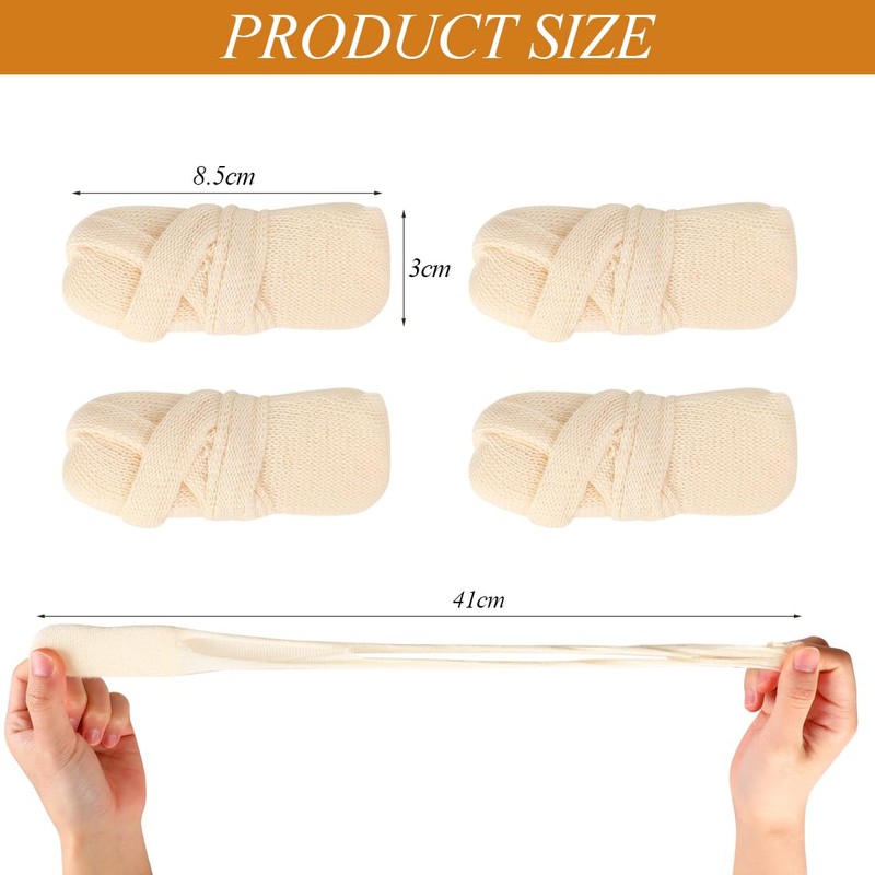 8Pcs Finger Bandages 8.5 x 3CM Tubular Finger Cots Breathable