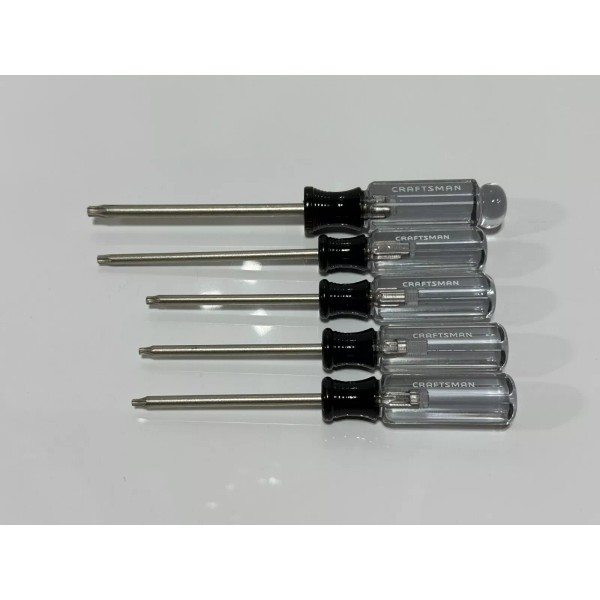 Craftsman USA 41404 (NOS) 5pc Torx T10 to T30 Screwdriver