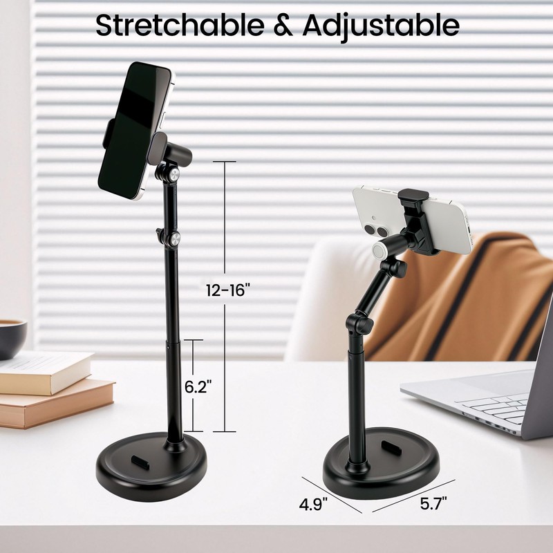 Umbrotiger 360° Rotating Phone & Tablet Stand - Adjustable Aluminum