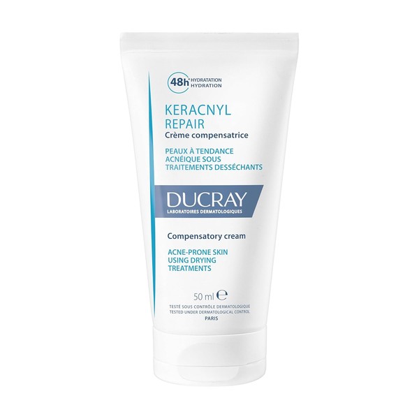 Ducray Keracnyl Repair, Crema Nutritiva, 50ml - Producto Original de